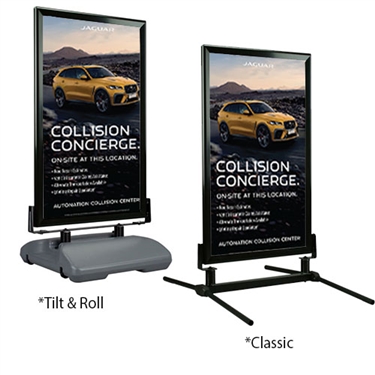 Curb Sign - Collision Center Jaguar CONCIERGE