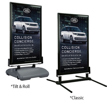 Curb Sign - Collision Center Land Rover CONCIERGE