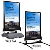 Curb Sign-Audi- Collision Repair