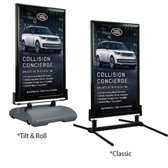 Curb Sign - Collision Center Land Rover CONCIERGE