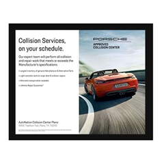 Poster- Collision Center Porsche SAFE