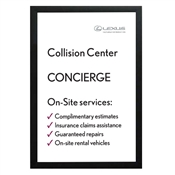 AutoNation Poster Collision Center Concierge